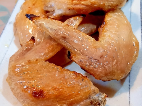 話題の手羽先の海水焼き